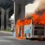 Bus sekolah di Thailand terbakar Tewaskan guru dan murid